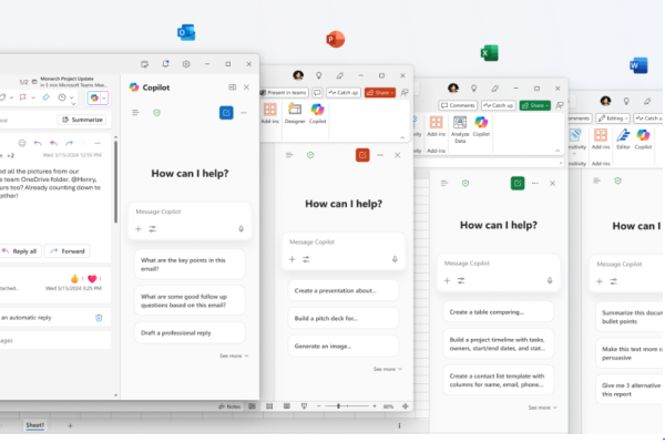Microsoft bổ sung tính năng Copilot Chat miễn phí vào các ứng dụng Office